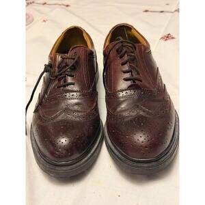 Dr. Scholl’s Men's Brown Leather Full Brogue (wingtip) Shoes  Size 11